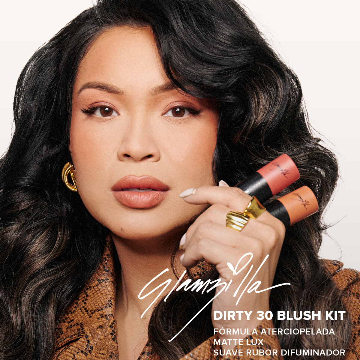 NUDESTIX THE GLAMZILLA DIRTY 30 BLUSH KIT (SET DE RUBORES EDICIÓN LIMITADA)